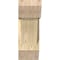 Ekena Millwork Traditional Slat Rough Sawn Bracket w/ Offset Brace, Douglas Fir, 8"W x 18"D x 22"H BKT0806X18X22TRA06RDF - alternate 4